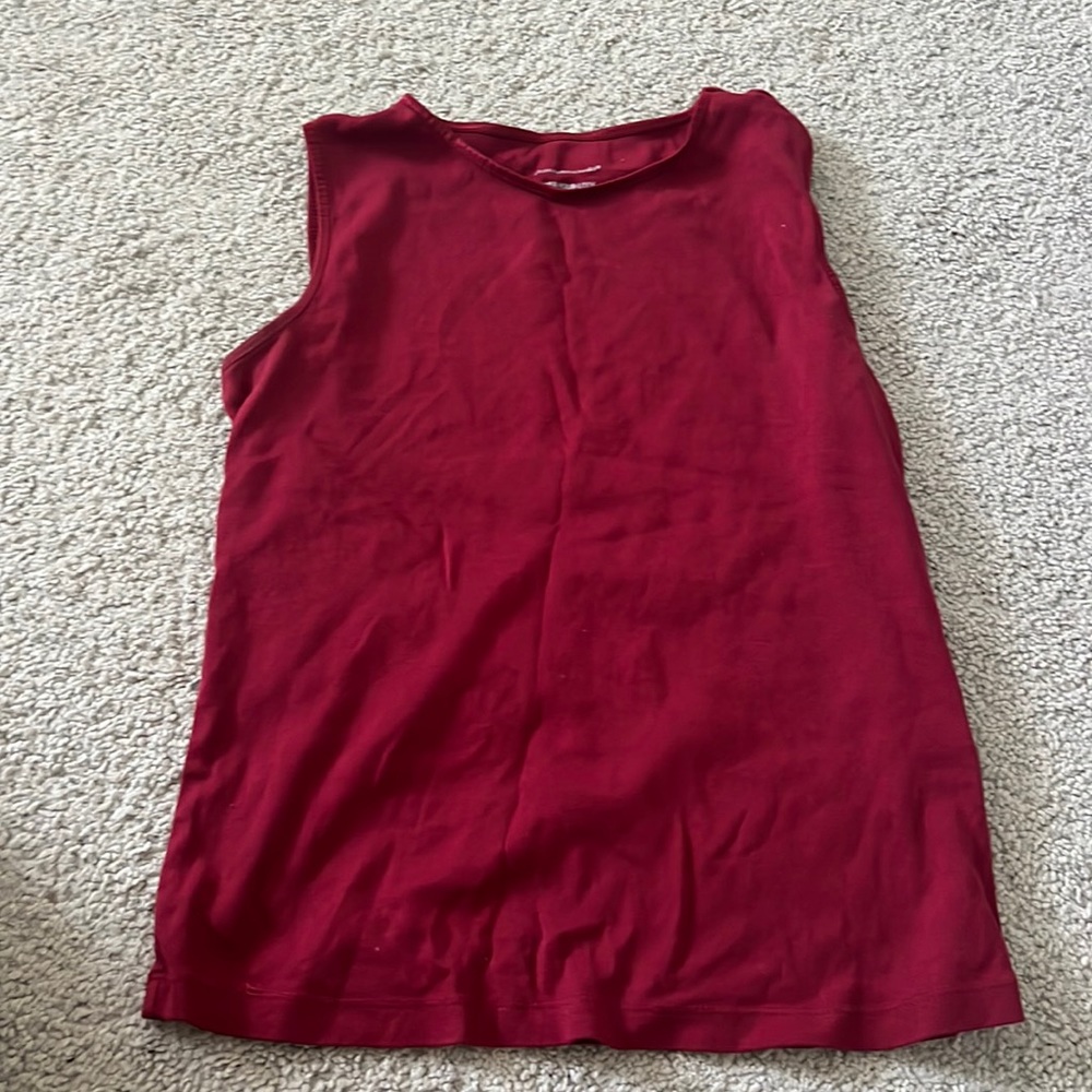 Christopher & Banks Red Tank Top